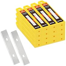 WRAPXPERT 4 Inch Scraper Blades 160 PCS Razor Scraper Blade 4" Replacement Razor Blades for Floor,Glass,Paint