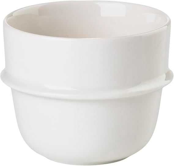 Zone Denmark 32258 Coffee Cup, Eau, 8.5 fl oz 250 ml, Offwhite Porcelain, 6 Piece Set