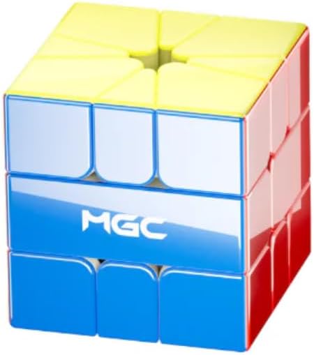Cuberspeed YJ MGC SQ-1 V2 (Magnetic + UV Coated) MGC Square 1 Speed Cube MGC Square one SQ-1 V2 Cube