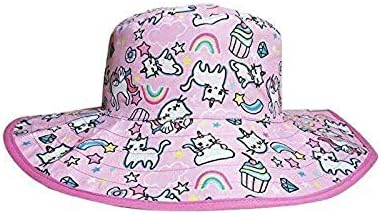 BANZ Baby Unicatz Kawaii Reversible Sunhats 2-5 Pink