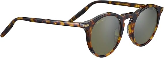 Serengeti - Raffaele, Shiny Tortoise, Mineral Polarized 555nm Cat 3 to 3, Small-Medium, Sunglasses, Unisex, Adult