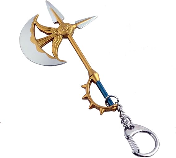Fantasy Battle Axe Keychain