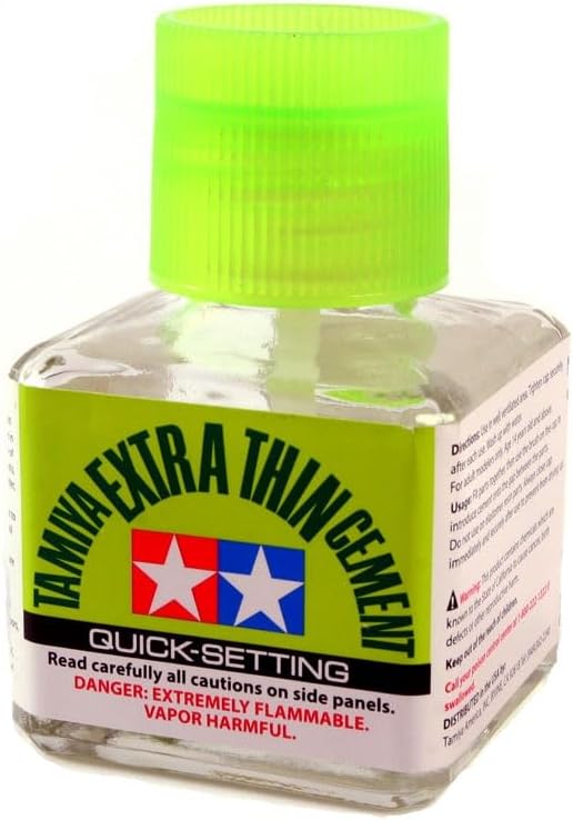 TAMIYA Extra-Thin Cement 40ml Quick-Setting TAM87182 Misc. Adhesives Fillers