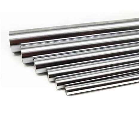 Metal Solid Shaft Rods,Stainless Steel Rod, 1mm 1.5mm 2mm 2.5mm 3mm 4mm 5mm 6mm 8mm Linear Shaft Metric Round Rod, Length 1000mm Metal Shafts Bar(1mm 10pcs)