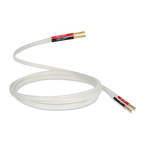 QED XT25 Pre-Term Speaker Cable 3M | Cold weld termination for low resistance, New spring-loaded Forte pin for improved contact