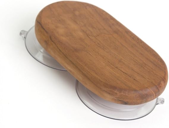 AquaTeak The Original Moa Teak Shower Suction Holder