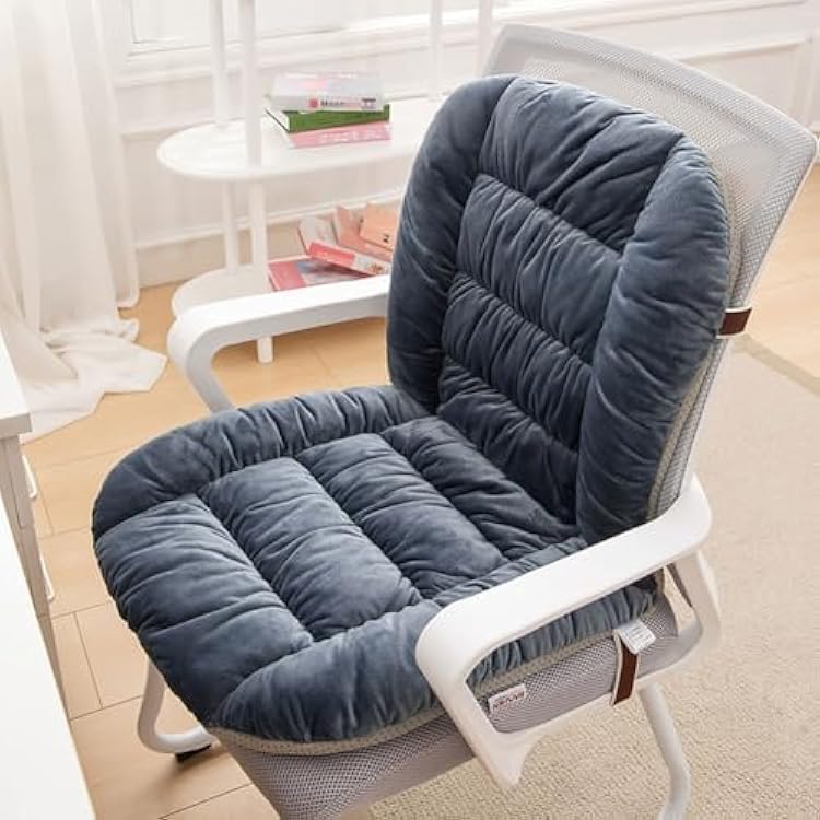 Desk Chair Cushion with Removable Cover, Soft Seat and Back Support, Rocking, 9050cm