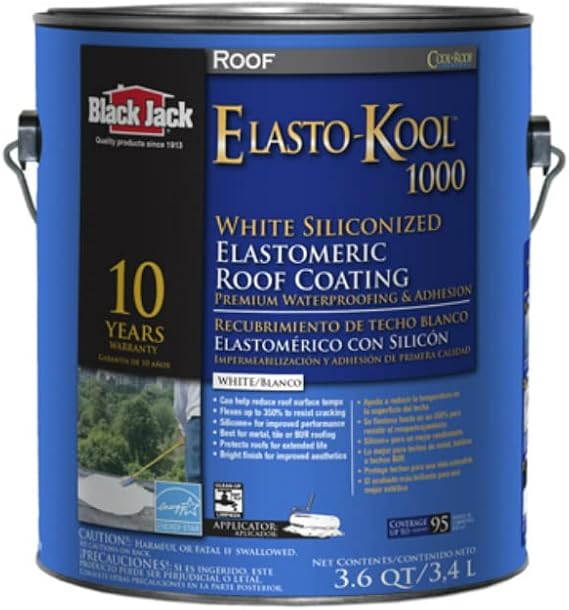 Gardner-Gibson Black Jack Elasto-Kool 1000 Gloss White Acrylic Roof Coating 1 gal.
