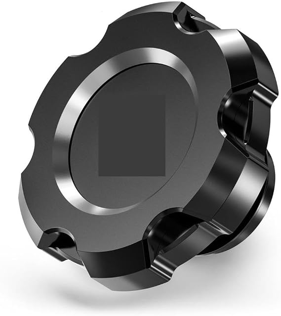 Fuel Tank Cover Cap Compatible with Sportster 883 1200 Models XL883L XL883C XL883N XL1200L XL1200N XL1200R XL1200NS Iron 883 1200 Fits Style Motorcycles(Black)