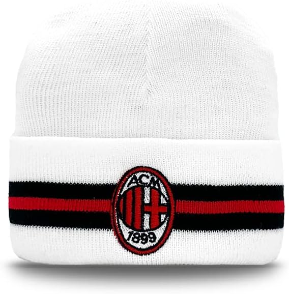 AC Milan Unisex Contrast Flip Winter Cap Winter Hat