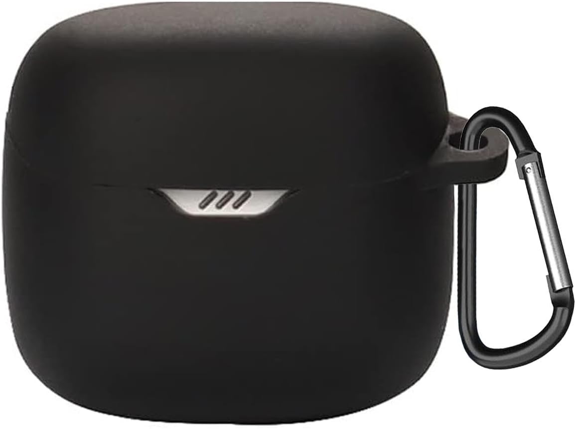 Headphone Case Hook Case Compatible with Coverzone JBL Tune Flex 2 Shockproof Silicone Soft Protective Protective Protective Protective Cover Black Compatible with JBL Tune Flex2 Protecting from Dust and Dirt