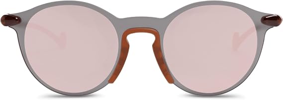 NOOZ Optics Unisex Polarized Sunglasses - Slim & Stylish Anti Glare & Cat 3 Sports Sunglasses for Men & Women Round