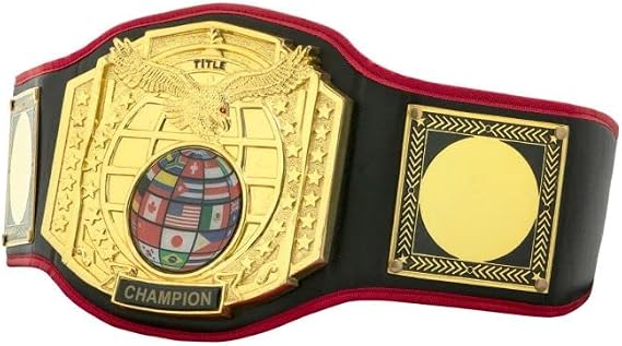 Title Boxing Triple Platinum Title Belt - Championship Belts, Wrestling Belt, Boxing Belt, Championship Award, Trophy, Champion Belt, Wrestling Trophy, Awards
