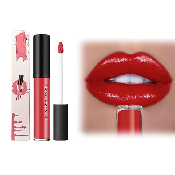 Fauppt 12 Color Cream Lip Gloss Lipstick Lightweight, Upgraded Waterproof Long-Lasting Moisturizing Lip Lipsticks,Non-Stick to Cup Natural Jelly Lipsticks for Women Home Travel Indoor Outdoor (010)