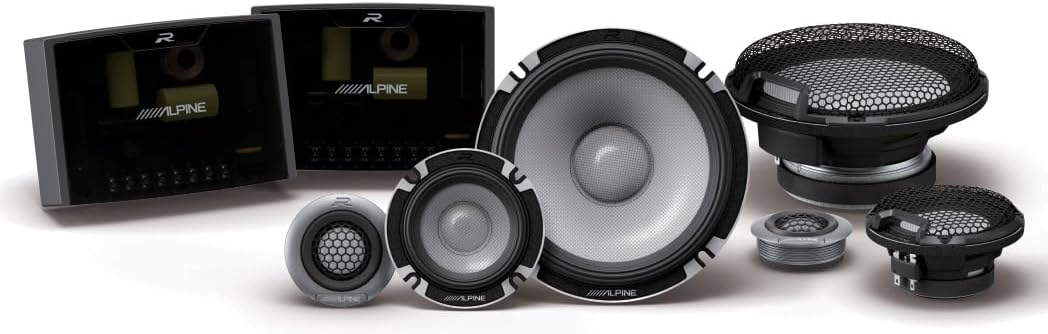 Alpine R2-S653 Yeni Nesil 6-1/2" (16,5 cm) BİLEŞEN 3 YOLLU R-SERİSİ PRO HOPARLÖRLER