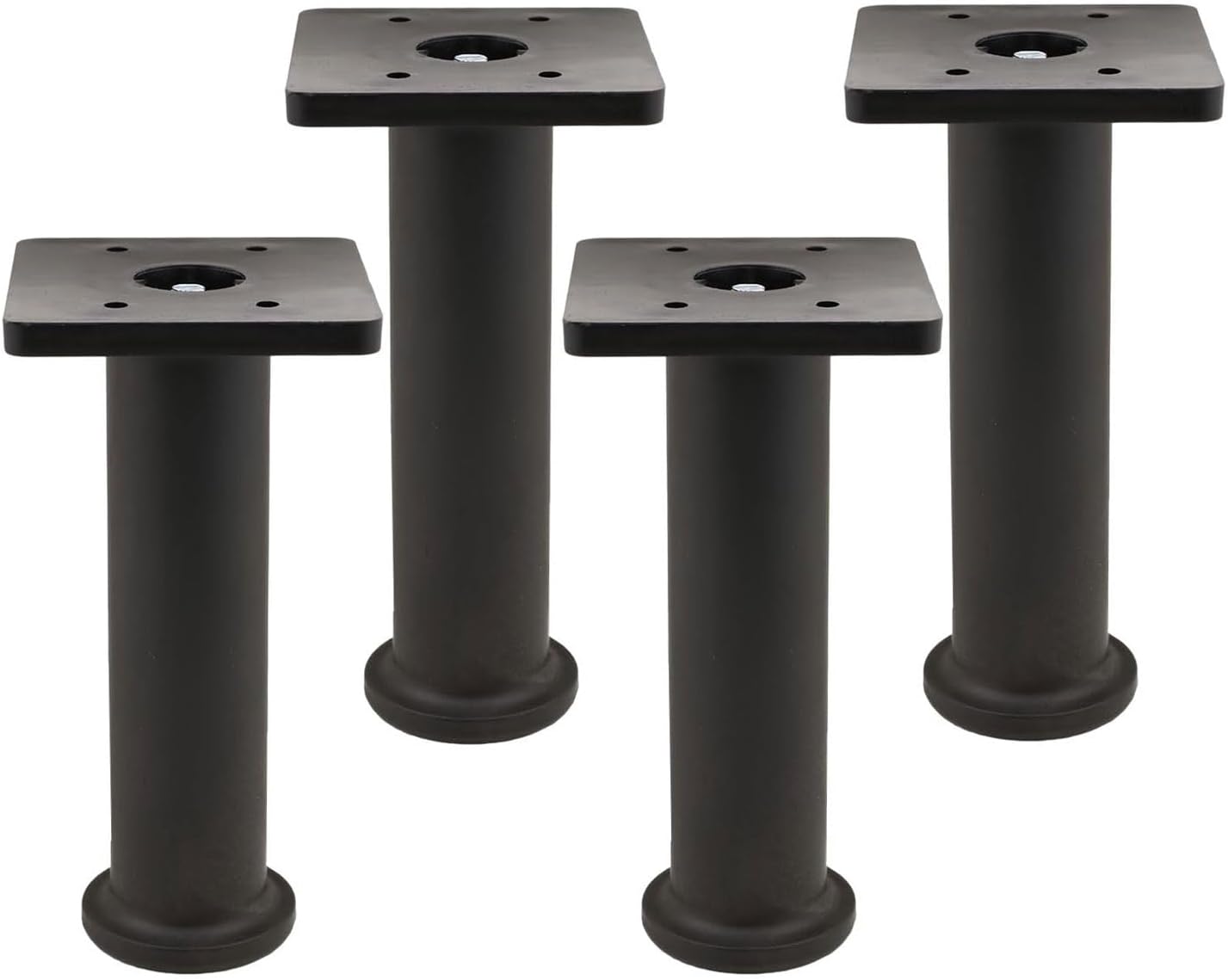 (4PCS) Adjustable Support 15Cm Black Furniture Sofa Sofa Base Raise Raiser Legs