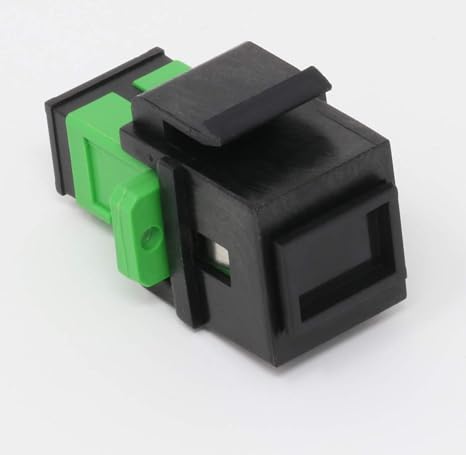 RiteAV Fiber Optic Keystone Coupler SC Singlemode APC - Black