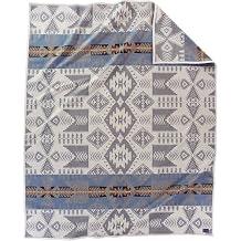 PENDLETON Jacquard Blanket Robe Silver Bark One Size