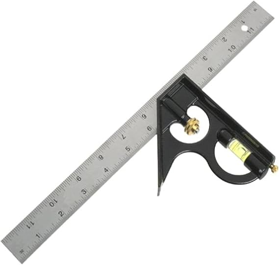 12" English Combination Square CS12C