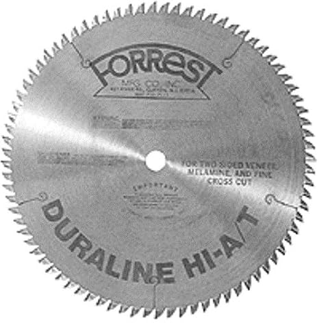 Forrest DH08607100 Duraline HI-A/T 8-Inch 60 Tooth 5/8-Inch Arbor .100-Inch Kerf Melimine & Plywood Cutting Circular Saw Blade