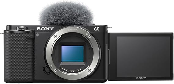 SONY Alpha ZV-E10 - APS-C Interchangeable Lens Mirrorless Vlog Camera - Black