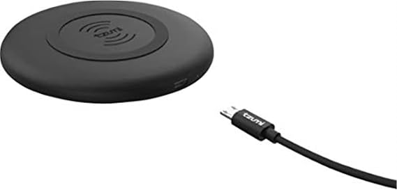 Tzumi 5W Wireless Charge Pads 2PK, Black