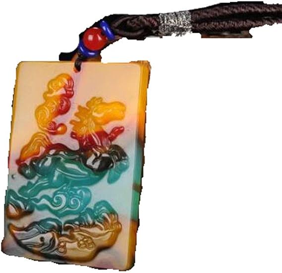 Hotan Jade Zodiac Horse Pendant Natural Color Jade Pendant Immediately Rich Jade Brand Horse to Success Jade Necklace Pendant