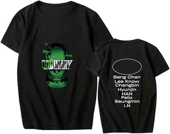 KPOP Skz Merch Tシャツ Dominate ATE Tour Merch Felix Bangchan ジソン ヒョンジン ミンホ チャンビン Skzoo コンサート Tシャツ ユニセックス トップ