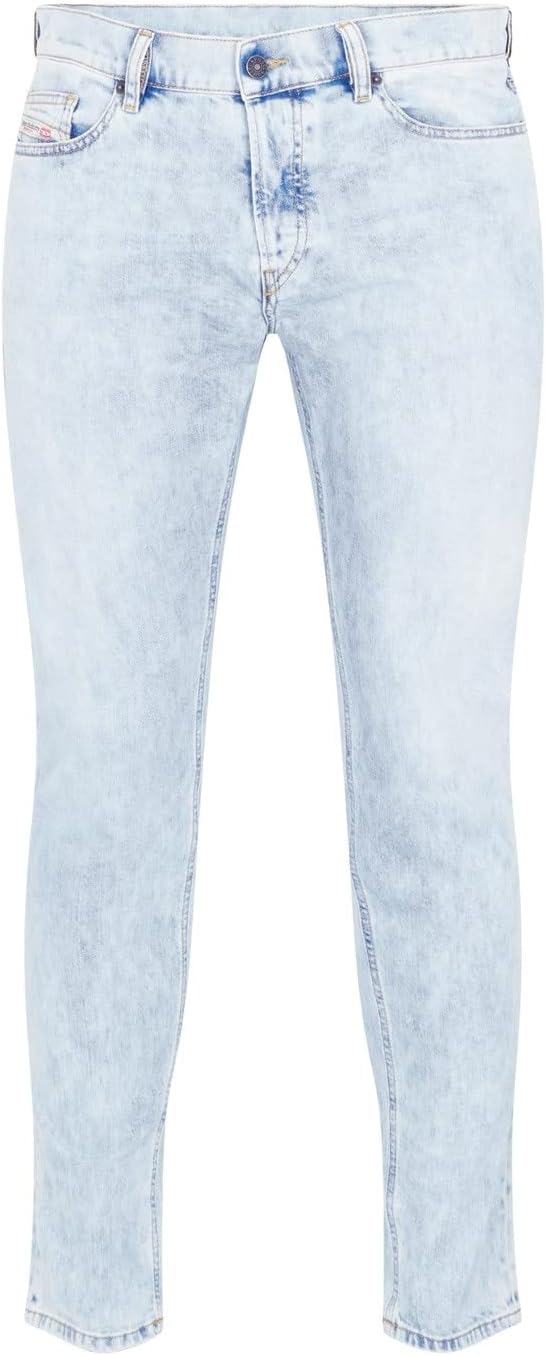 Diesel - Herren Low Waist Slim Fit Stretch Jeans Hellblau - D-Luster 0GDAM Größe:W36 Länge:L32