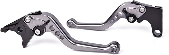 Short CNC Brake Clutch Levers Compatible with Yamaha FZ1 FZ6 FZ8 Fazer 2011-2015 XSR700 /XSR900 ABS/XV950 Racer 2016-2019 MT07/MT09/MT10 Brake Upgrade Levers