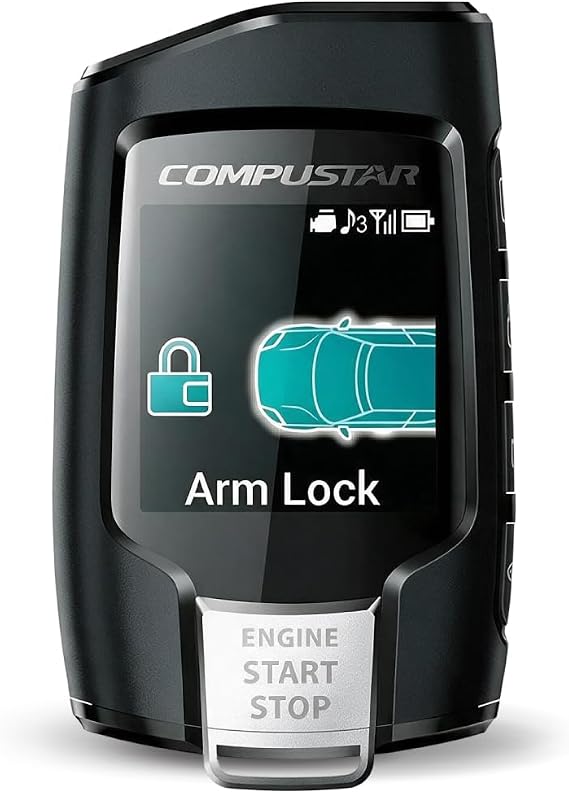 Compustar 2WQ9R-FM Q9 2-Way LCD Replacement Remote Transmitter