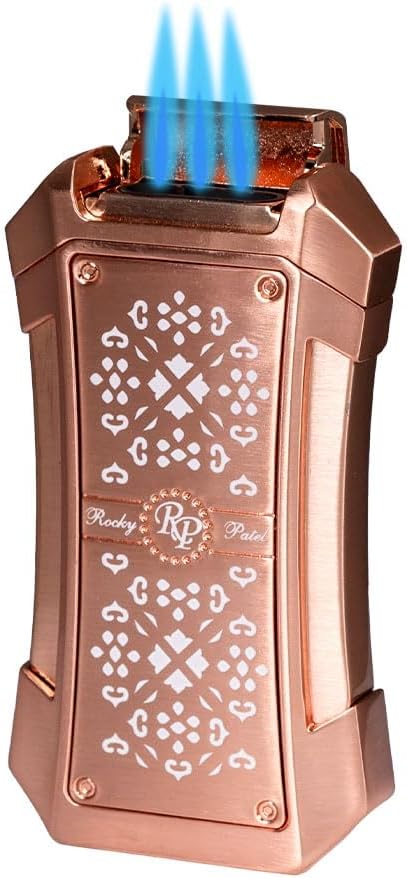 Rocky Patel Lighter Genesis Triple Torch (Rose Gold)