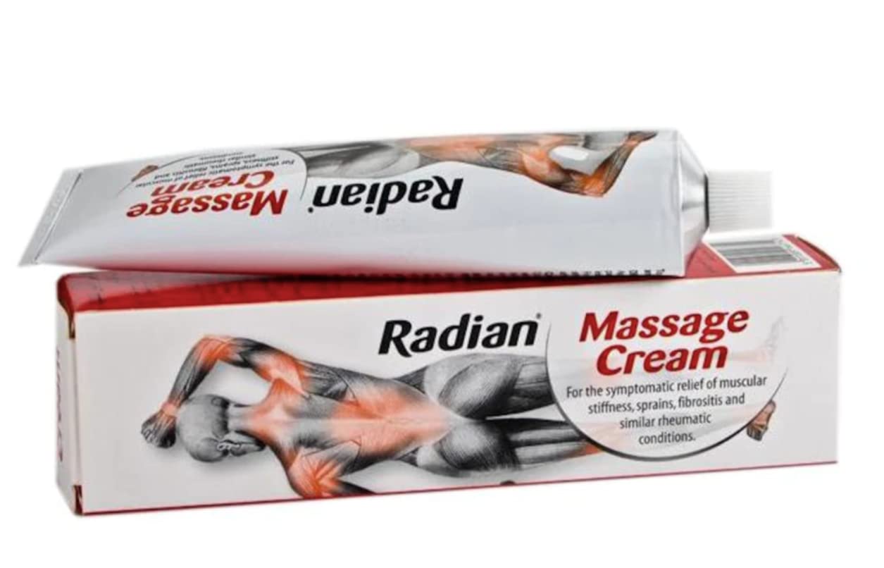 Radian Massage Cream for stiffnes,sprains,fibrositis, Muscle Relief 100g