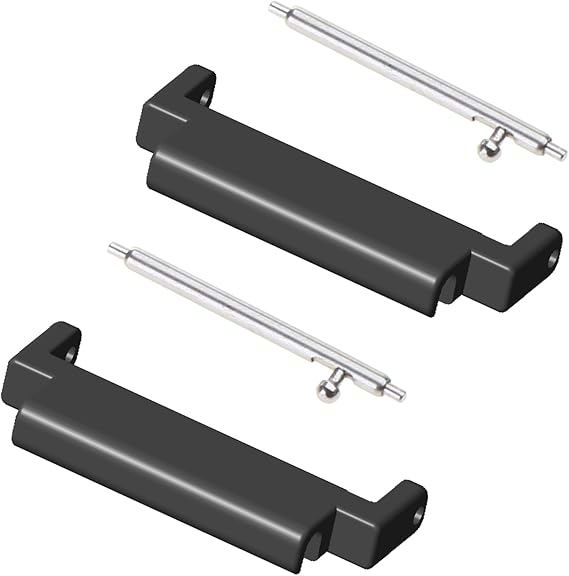 Watch Strap Connector Lugs Adapter Quick Release Metal Link Attachment Compatible For 18mm-20mm Bracelet Watchband 2pcs Stainless Steel Lugs Adapter Strap Connector Connector Adapter Extension For Men