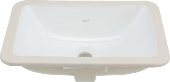 VitrA S20 5474B003-0618 Under Counter Sink, 43 cm, White