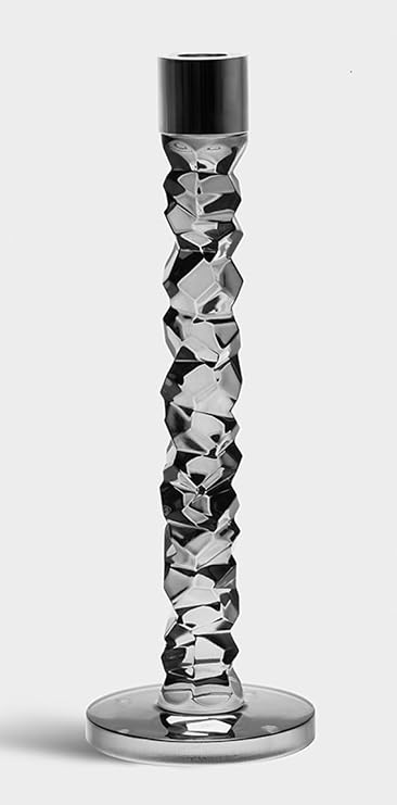 Orrefors Anthracite Carat Candlestick 297mm
