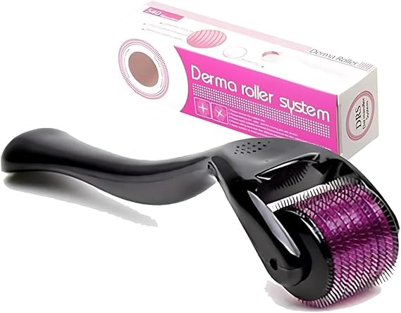 Derma Roller 1.5mm for Hair Growth| Anti Ageing Microneedling Roller for Face Body Scalp| Derma Roller for Men&Women|Micro Needling Roller 540