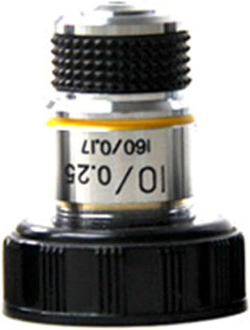 Upgraded Microscope 10X 40X 100X Microscope Objective Lens Achromatic Objective Microscope Parts Stand RMS Thread