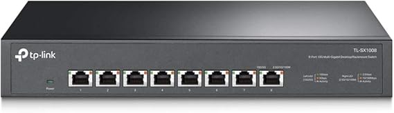 TP-Link TL-SX1008, 8-Port 10G Desktop/Rackmount Switch