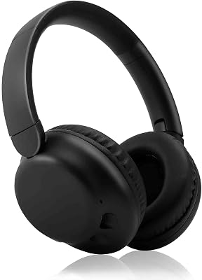 UrbanX UX35 Wireless Bluetooth Stereo Earphones with High Resolution Audio, Deep Bass, Superior Comfort Over The Ear Headphones with Mic for Tecno Spark Phone Call Support