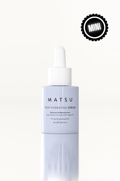 MATSU Deep Hydrating Kuru Saçlar İçin Yoğun Nem Veren Elektriklenme Karşıtı Saç Serumu 20 ml