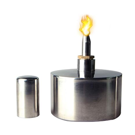 Stainless Steel Alcohol Burner, Chemistry Lab Spirit Lamp (400ml)