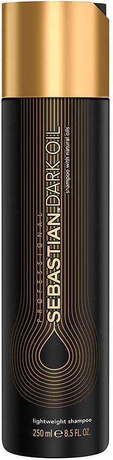 Sebastian Professional Dark Oil ağırlıksız şampuan | düzleştirir ve bakım yapar | hacim sağlar | tüm saç tipleri için, 250 ml