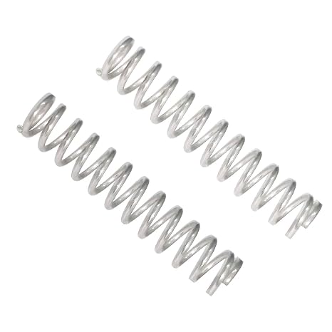 20PCS 304 Stainless Steel Compression Springs 1.2mmx10mmx50mm Springs Long Spring Connector