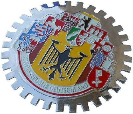 10 German Cities car Grille Badge