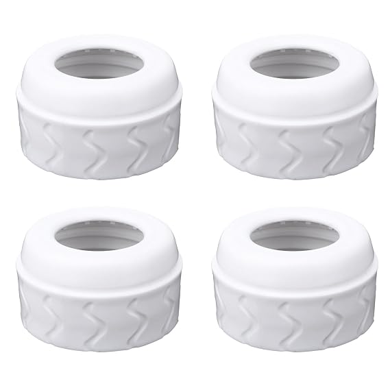 4pcs Bottle Nipple Collars Rings for Dr. Brown's Narrow 4oz & 8oz Bottles