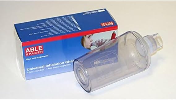 International Clarke Able Spacer 2 Chamber for Inhalers, Clear