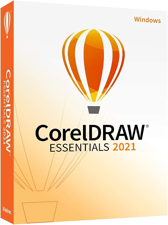 [Old Version] CorelDRAW Essentials 2021 | Graphics Design Software for Occasional Users | Illustration, Layout, and Photo Editing [PC Disc]