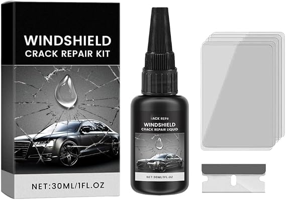 Windshield Crack Repair Kit, 2026 Upgraded Windshield Repair Kit, Windshield Repair Liquid for Cracks, Car Window Repair Kit for Glasses, Mirrors 1