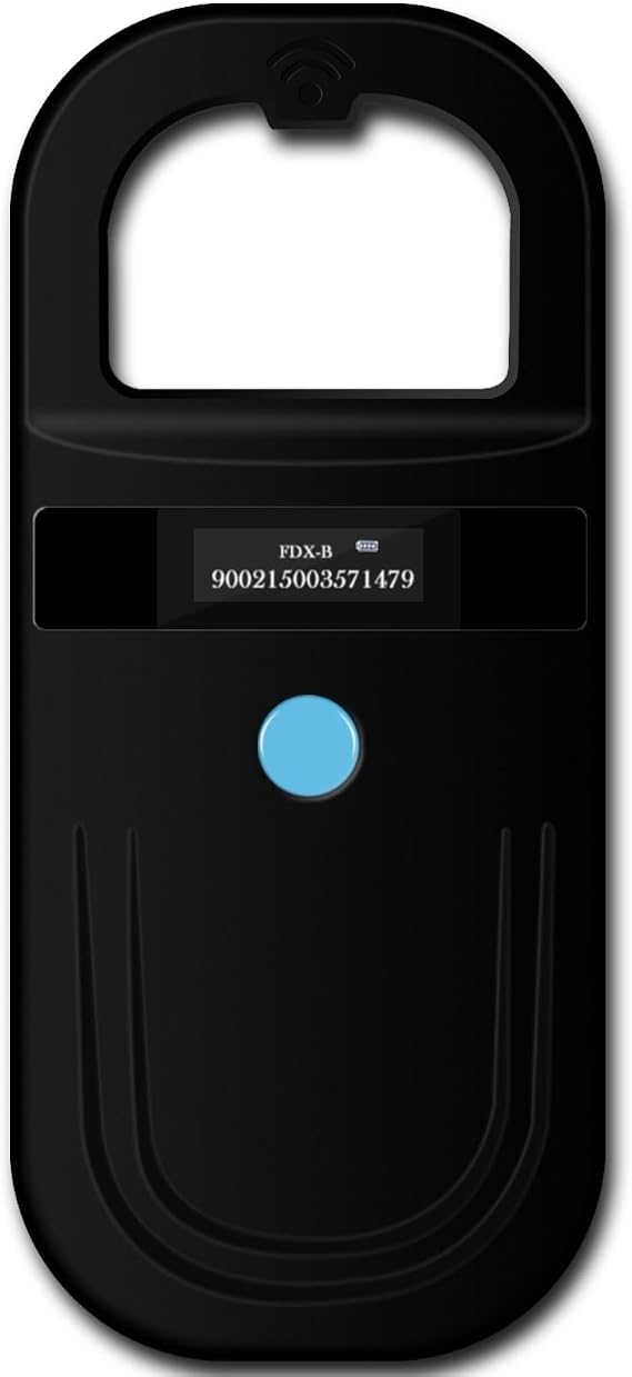 Smoostart Microchip Scanner Compatible with FDX-B/EMID (15/10) Microchip